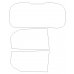 FAW Bestune T77 1 generation (11.2018 - 2025) - Pattern for rear windows