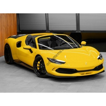 Ferrari 296 GTS Convertible (2022 - 2025) - Full Body - pattern for the body