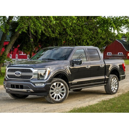 Ford F150 2020, picap, 14 generation (10.2020 - 2021) - pattern on the windshield