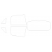Ford Kuga 3 generation, 2019-2024 - Pattern for rear windows