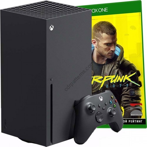 Xbox X - template for a game console