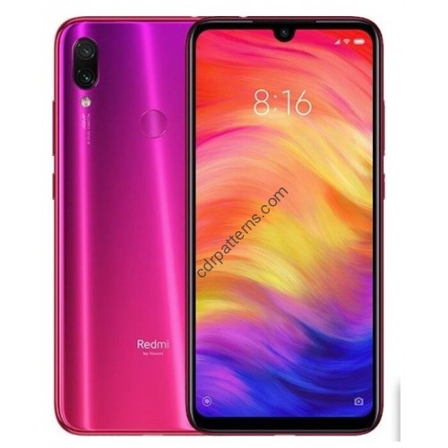 Xiaomi Redmi Note 7 - pattern for mobile phone