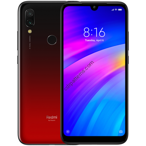 Xiaomi Redmi 7 - pattern for mobile phone