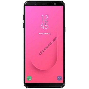 Samsung Galaxy J8 - pattern for mobile phone