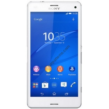 Sony Xperia Z3 Compact - pattern for mobile phone