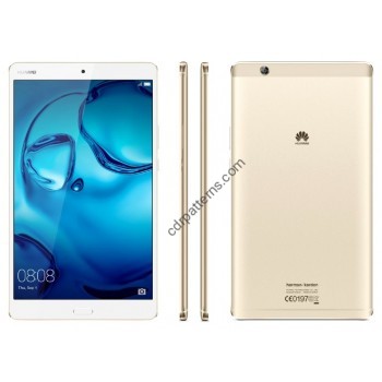 Huawei Mediapad M3 8,4 - template for tablet