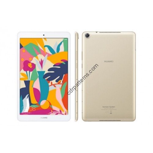 Huawei Mediapad M5 8 lite - template for tablet