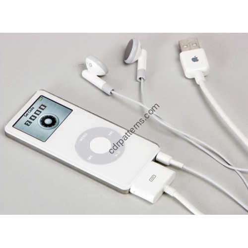 Apple iPod nano A 1285 - template for the player