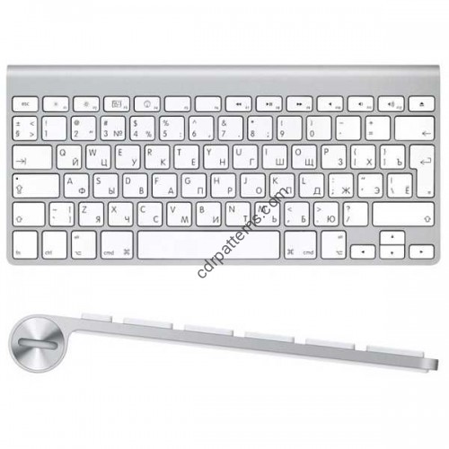 Apple keyboard wireless v1 - pattern for wireless headphones
