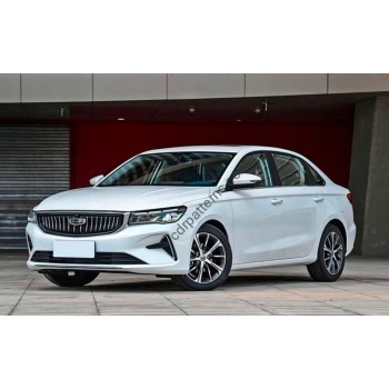 Geely Emgrand 2023 front - pattern for the body