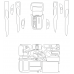 Geely Atlas 2025 - the pattern of the interior