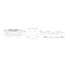 Genesis G80 Electrified 2023 front and rear - pattern for the body