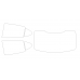 Genesis G70 - 1 generation, IK sedan (09.2017 - 2020) - Pattern for rear windows