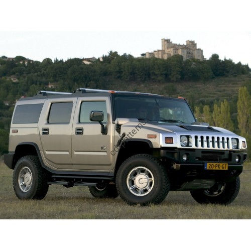  Hummer H2 Front side glass pattern