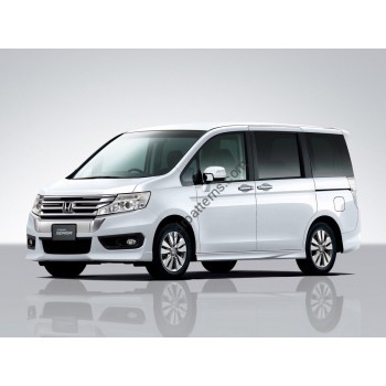 Honda Stepwgn minivan, 4th generation (10.2009 - 03.2015) Front side glass pattern 