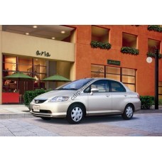 Honda Fit Aria, sedan, 1 generation (10.2002 - 01.2009) Front side glass pattern 