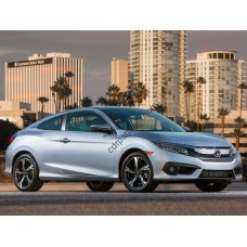 Honda Civic Coupe Si 2017 front - pattern for the body