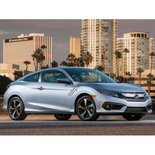 Honda Civic Coupe Si 2017 front - pattern for the body