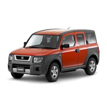 Honda Element hatchback 5 doors, 1st generation, YH (12.2002 - 2011) Front side glass pattern 