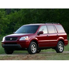 Honda Pilot 1st generation (2002 - 2008) Front side glass pattern 