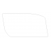 Honda Crossroad 5-door, 2nd generation (02.2007 - 08.2010) Front side glass pattern 