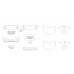 Honda CR-V 2020 LX EX EX L Touring - pattern for the body