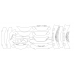 Honda CR-V - EX, LX, Navi 2011 - pattern for the body