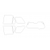 Honda CR-V 2nd generation, RD (09.2001 - 2006) - Pattern for rear windows