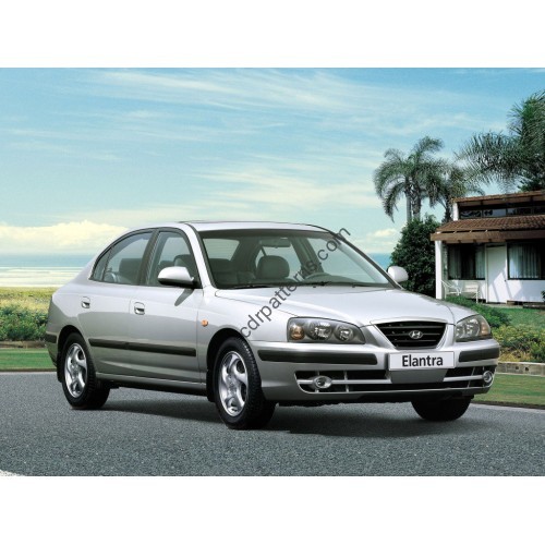 Hyundai Elantra - 3rd generation, XD,XD2 2000-2009 sedan - Pattern for rear windows