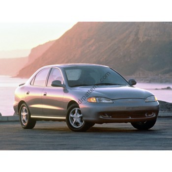 Hyundai Elantra 2 generation, J2 (03.1995 - 2000) Front side glass pattern