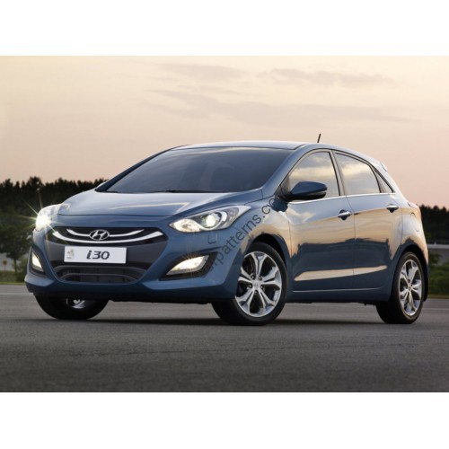 Hyundai i30 (A5) 2013 - headlight pattern