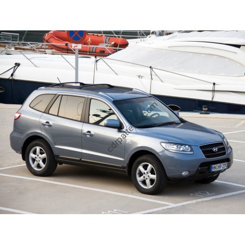 HYUNDAI SANTA FE 2006-2010 - pattern for car mats