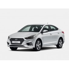 Hyundai Solaris - 2 generation 2017-2020 - Pattern for rear windows