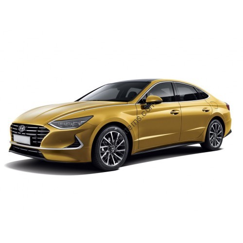 Hyundai Sonata 8 generation, DN8 (03.2019 - 2021) - pattern on the windshield