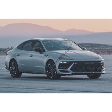 Hyundai Sonata 2024 Monitor and Climate Control - the pattern of the interior