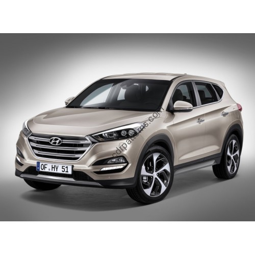 Hyundai Tucson - 3 generation, 2015-2020 - Pattern for rear windows