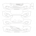 Hyundai Santa Fe (2015) bumper - pattern for the body