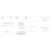 Hyundai Santa Fe SE, SEL, Limited, Caligraphy 2021 - pattern for the body
