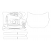 Hyundai Tucson 2024 front and trim - pattern for the body