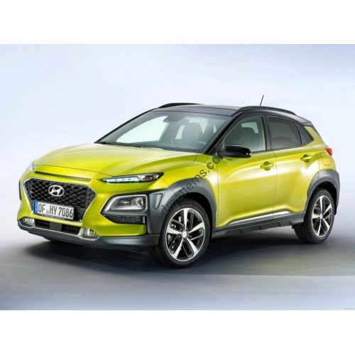 Hyundai Kona - 1 generation, OS (06.2017 - 2024) - pattern on the windshield