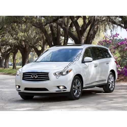 Infiniti QX60 2016 - pattern for the body