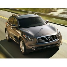 Infiniti QX70 1 generation - pattern on the windshield