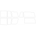 Isuzu Trooper 1991-2002 5-door - Pattern for rear windows