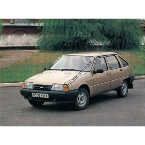 IZH 2126 Ode 1990-2005 Front side glass pattern