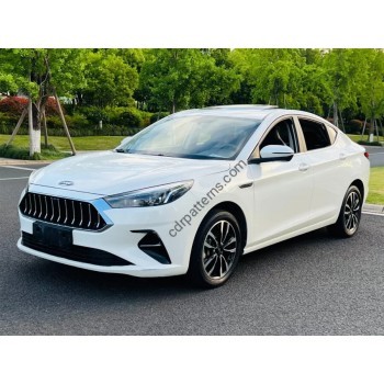 JAC J7 liftback, 1 generation (07.2020 - present) - Pattern for rear windows