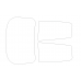 JAC J7 liftback, 1 generation (07.2020 - present) - Pattern for rear windows
