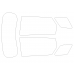 Jaecoo J7 1 generation (08.2023 - pt) - Pattern for rear windows
