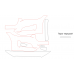 Jaguar XE (2017) - pattern for the body