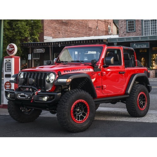 Jeep Wrangler 3 dv., 4th generation, JL (11.2017 - 2025) Front side glass pattern