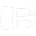 Jetta VA3 1 generation 2019-2025 - Pattern for rear windows